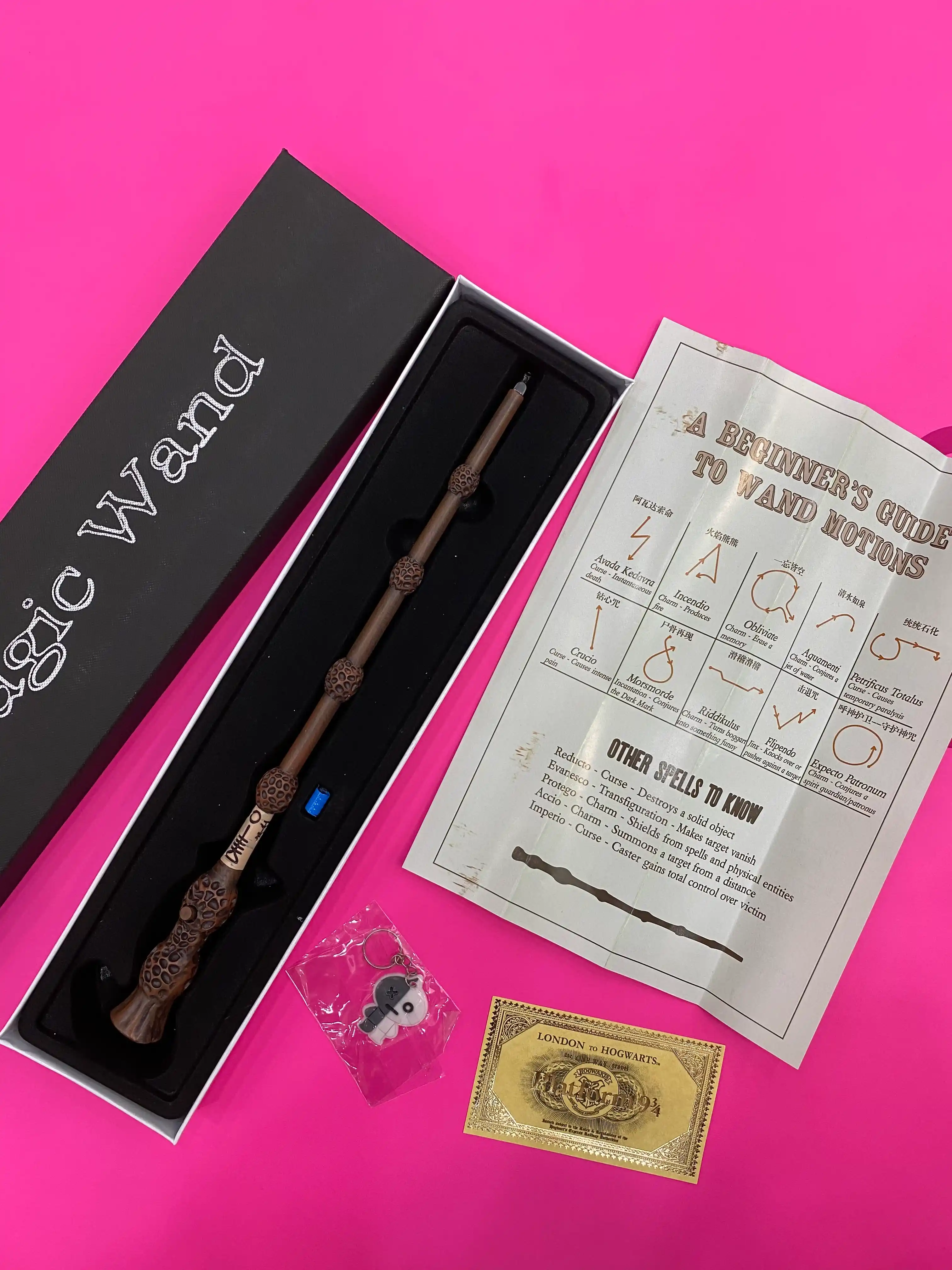 Chiroqli sehrli tayoqcha Harry Potter chiroq bilan, Dambldor, Garri Potter, Volendemort