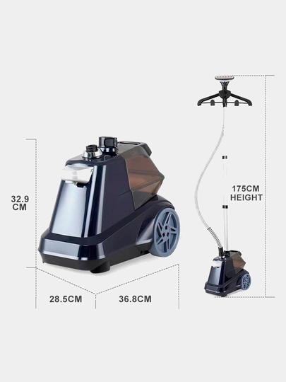 Профессиональный отпариватель для одежды Garment Steamer X3, 2000 Вт, 3л