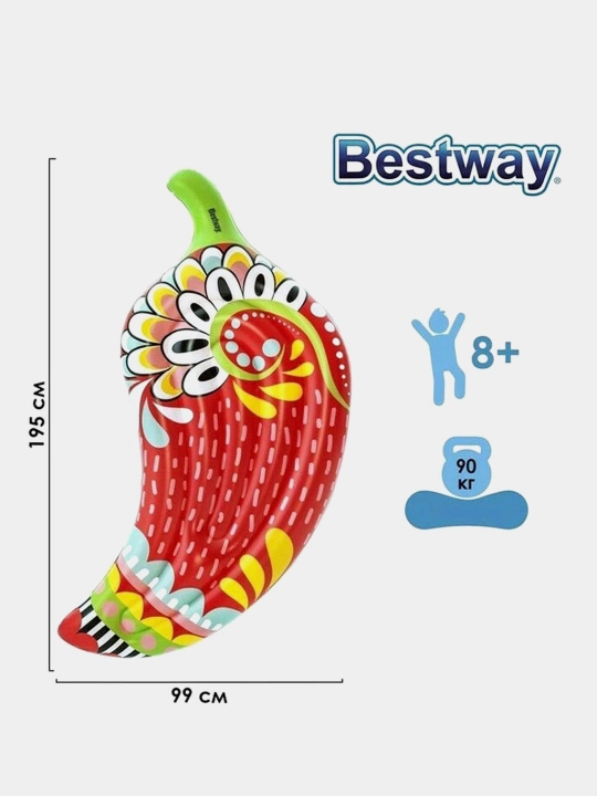 Матрас для плавания Bestway Перчик Фиеста 43490