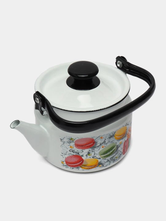 Choynak rangli, pechenye, oq, 2 l