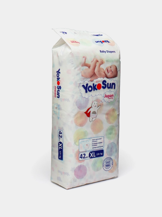 YokoSun Comfort XL (13+ kg) 42 dona tagliklar - bolangiz konfori uchun
