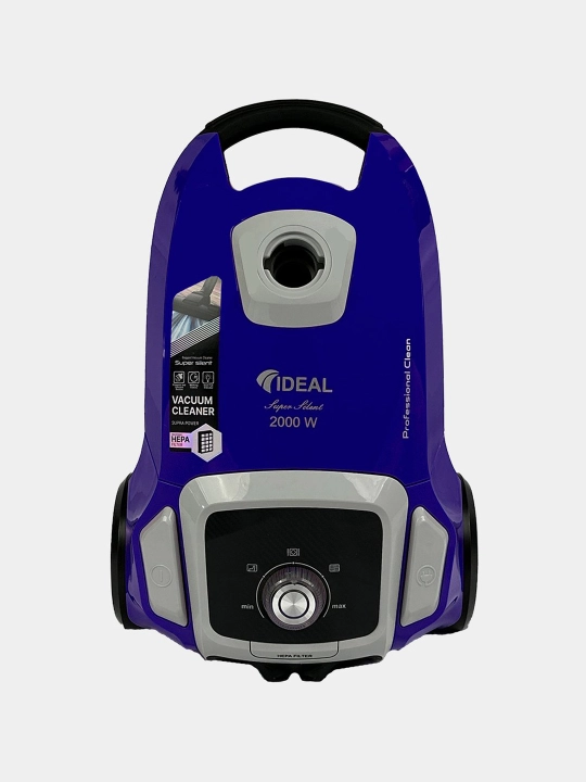 Пылесоc Ideal VC-2000, 2000 Вт, Hepa фильтр, 8 м