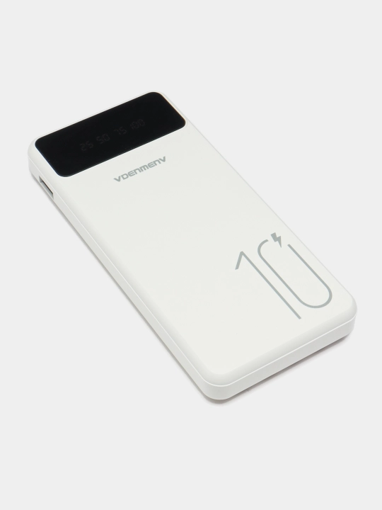 Tashqi akkumulyator Power bank 20000 mA/soat, 10000 mA/soat, tez zaryadlash kabel bilan