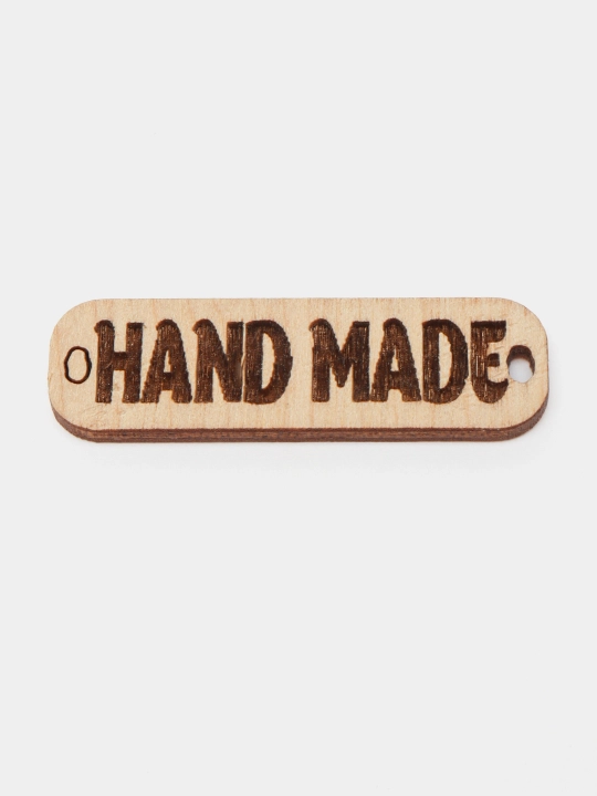 Деревянные бирки "Hand Made", 20 шт