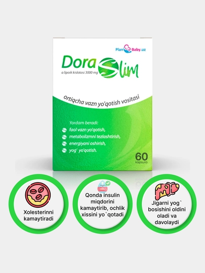 Dora slim, 60 kapsula - Plan baby - 