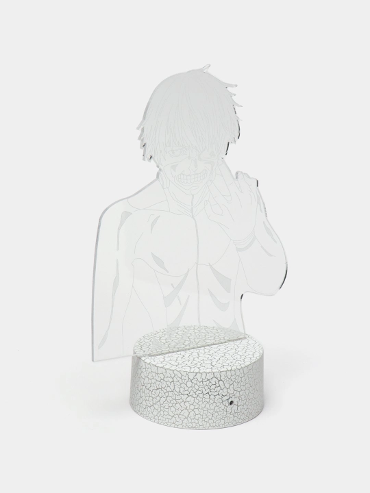 Tungi chiroq Anime Tokyo Ghoul 3D, bosharish pulti, LED RGB yoritgichi va USB bilan, sovga