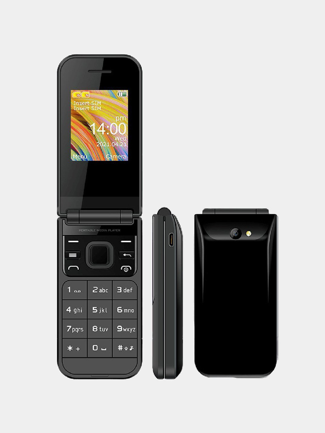 Кнопочный телефон Nokia 2660 Flip Mini GSM Dual-Sim купить по низким ценам  в интернет-магазине Uzum (1011642)