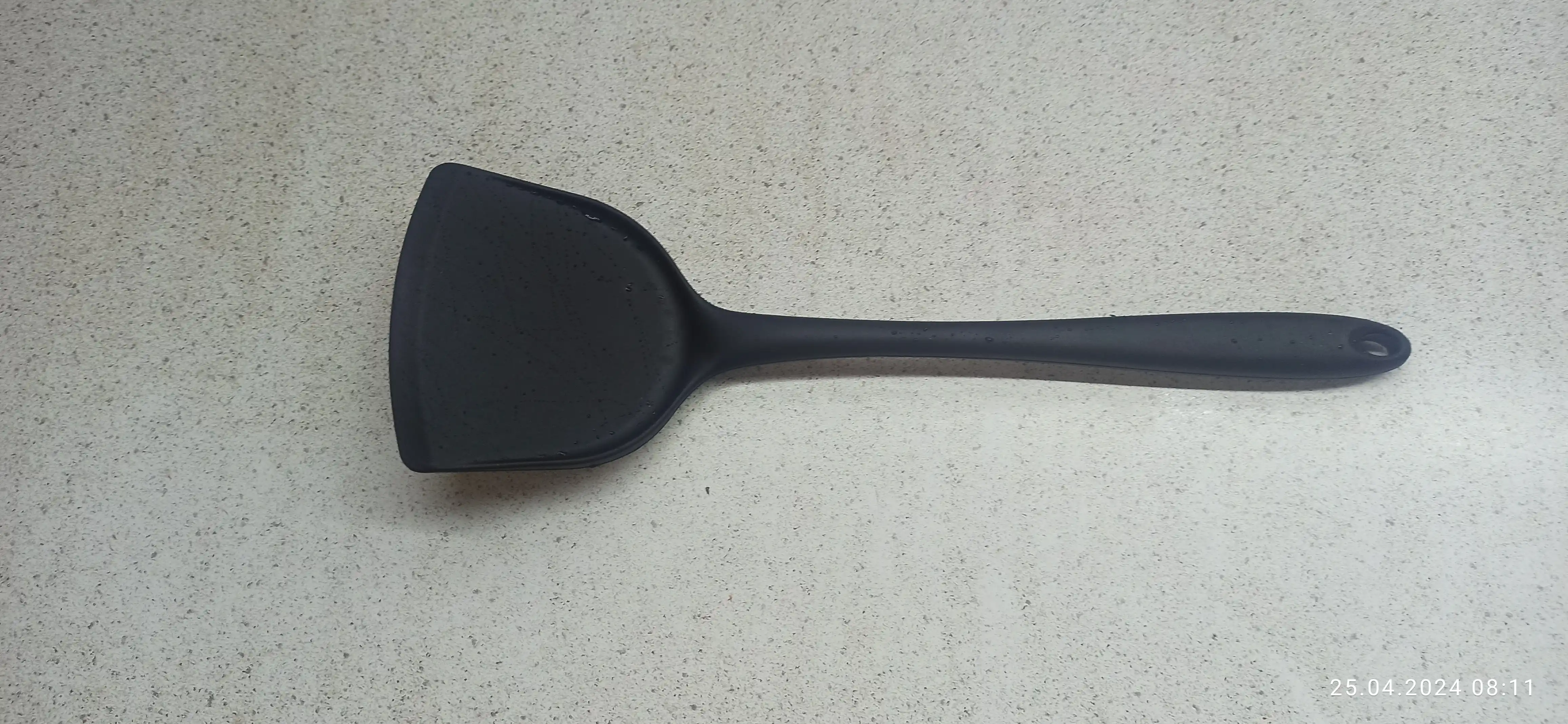 Idish uchun silikon oshxona spatulasi, Spatula-Pan uchun silikon kurakcha