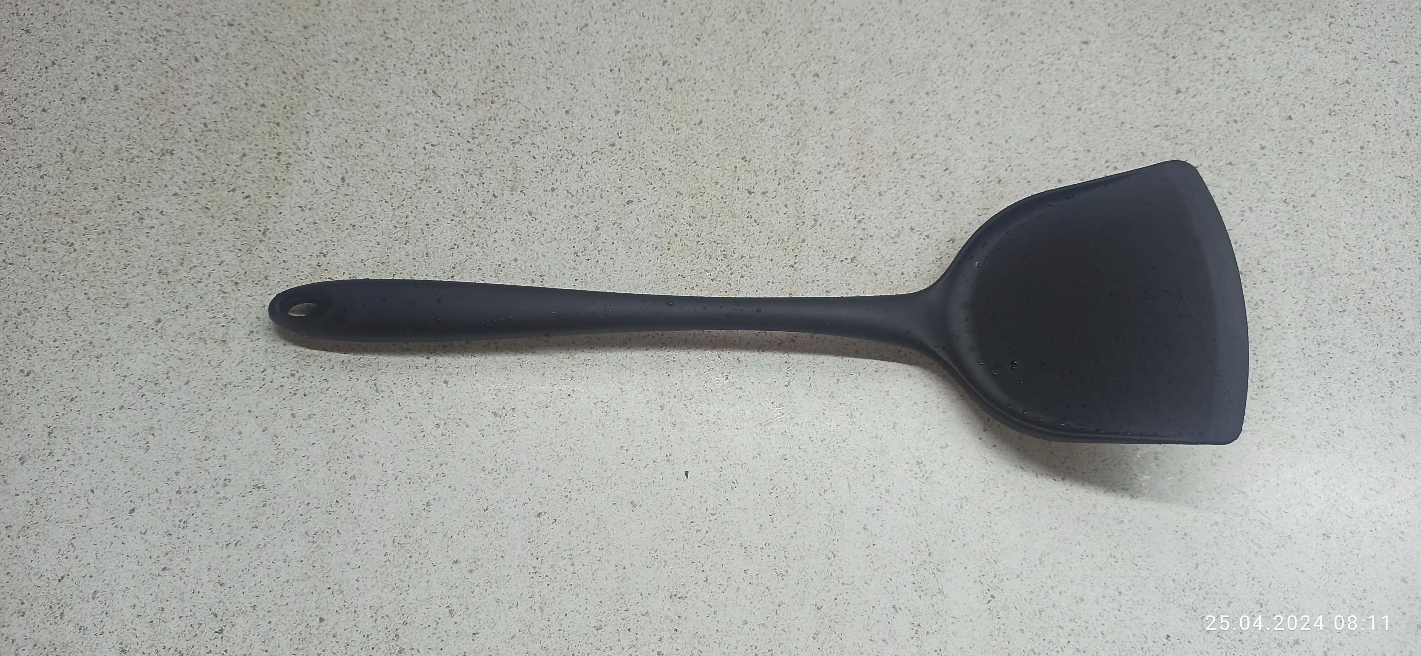 Idish uchun silikon oshxona spatulasi, Spatula-Pan uchun silikon kurakcha