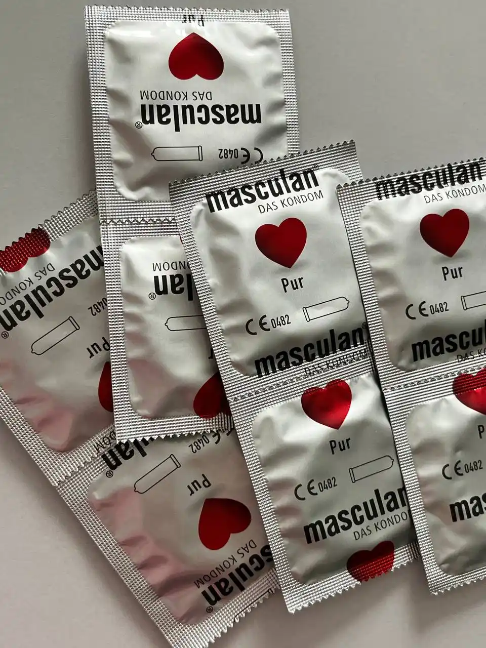 Презервативы Masculan из натурального латекса со смазкой, 10 шт
