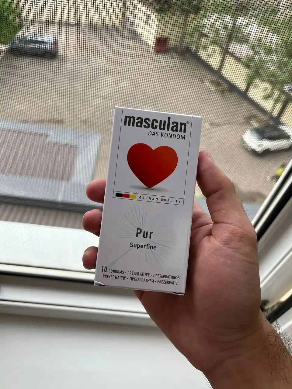 Презервативы Masculan из натурального латекса со смазкой, 10 шт