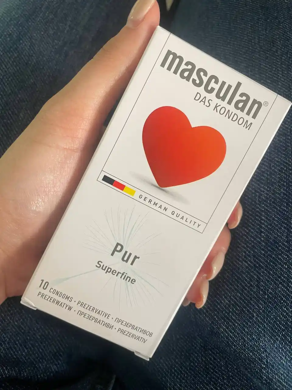 Презервативы Masculan из натурального латекса со смазкой, 10 шт