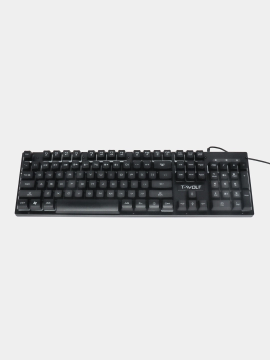 Игровой комплект Thunderwolf TF-31, 3 в 1: клавиатура, мышь и коврик для мыши
