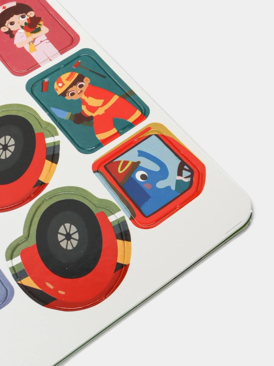 Развивающая книга Busybook, Монтессори на липучках