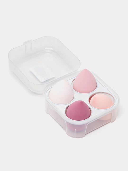 Makiyaj uchun sponj, kosmetik gubka, to'plamda 4 dona