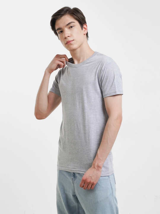 Футболка ALI, с коротким рукавом, базовая, 100% хлопок, унисекс