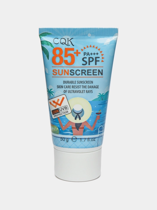 Солнцезащитный крем увлажняющий, SPF85+ CQK - 
