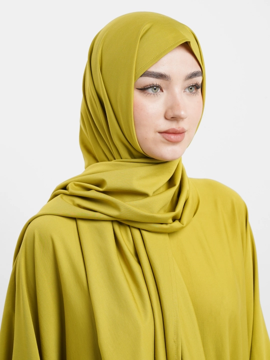 Ayollar ko'ylagi Abaya Muslima, trikotajdan