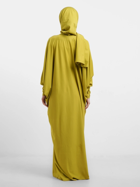 Ayollar ko'ylagi Abaya Muslima, trikotajdan