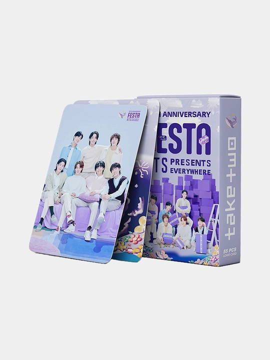 To'plamli LOMO kartalari K-POP BTS, 55 dona