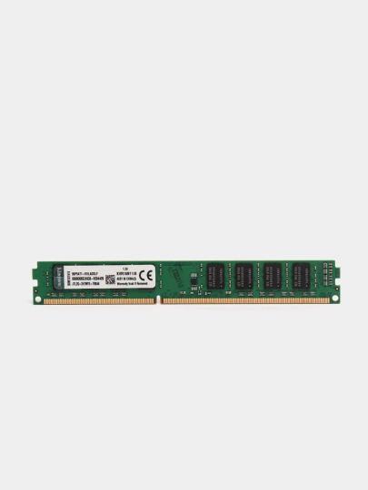 Operativ xotira Kingston OEM DIMM, DDR3, 1600 MGts, 8Gb, kompyuter uсhun, past profillik
