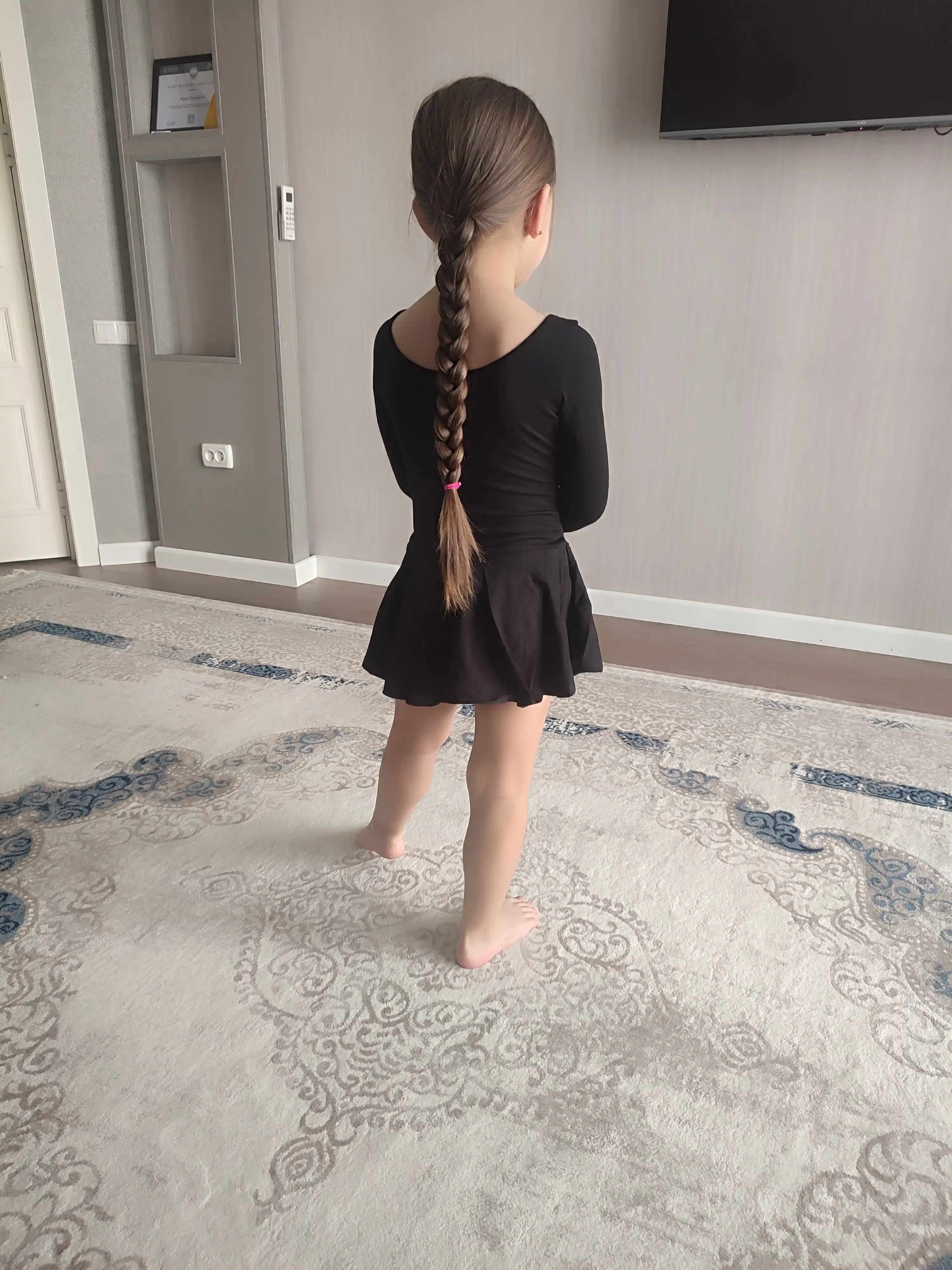 Raqs va gimnastika uchun mashg'ulot formasi, qora UM795032
