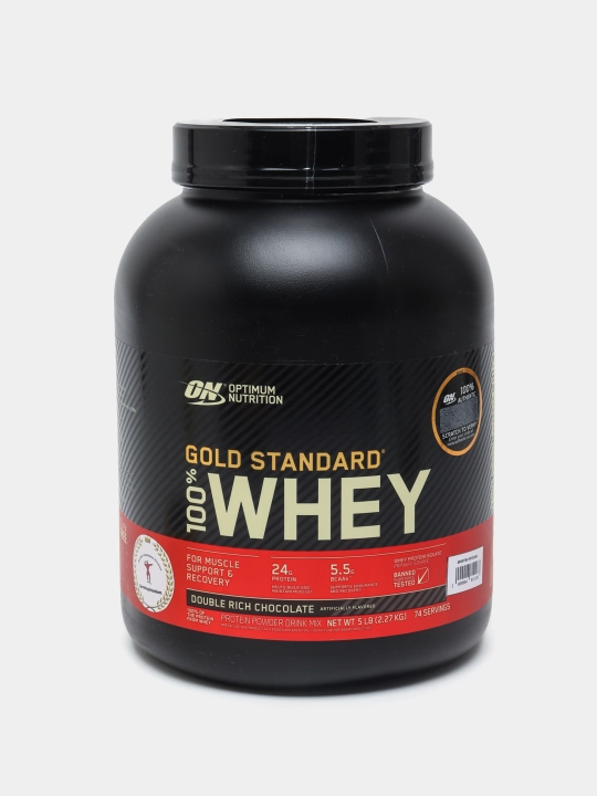 Протеин Optimum Nutrition "cо стикером" Whey Gold Standard, для набора веса, 2.27 кг