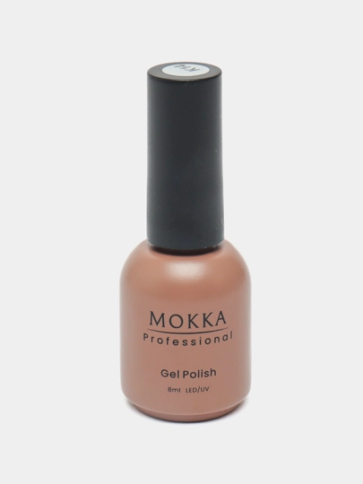 Rangli jel lak MOKKA, UV/LED chiroqda quriting, 8 ml