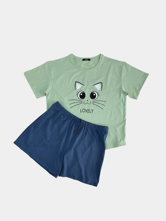 Ayollar pijama to'plami Lovely Wolfur