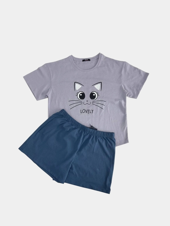 Ayollar pijama to'plami Lovely Wolfur