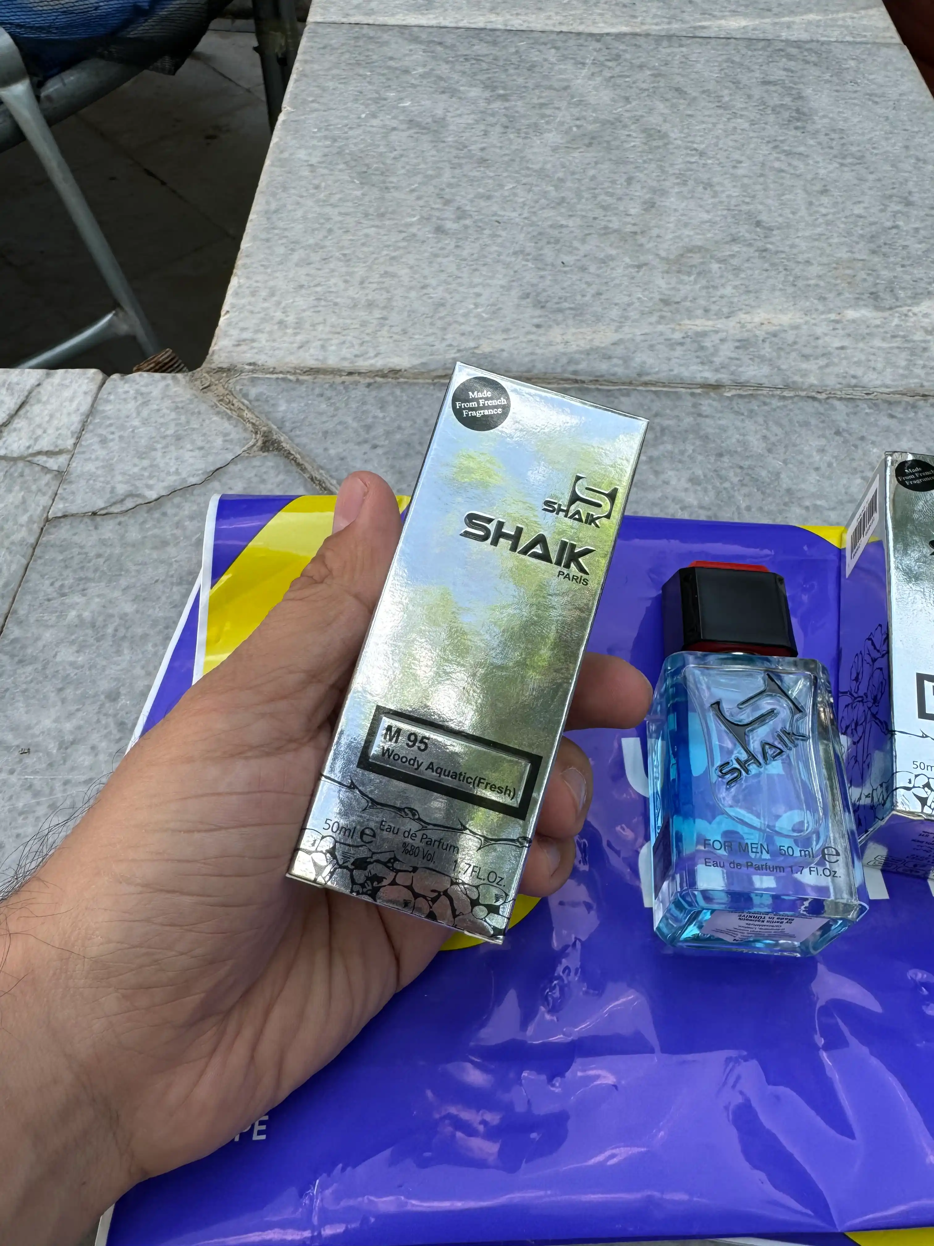 Parfyumlangan suv SHAIK 95, PACO RABANNE INVICTUS FOR MEN, erkaklar uchun atir, 50 ml