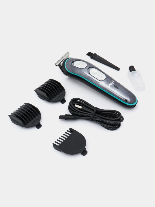 Soch kesish mashinasi VGR V-055, professional, trimmer 3 tasi 1 da - 