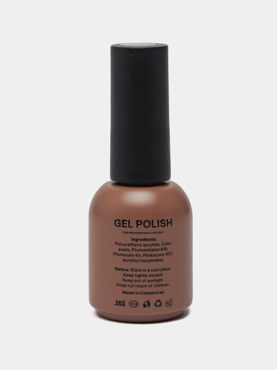 GALAXY MOKKA tirnoqlar uchun yorug‘lik qaytaruvchi gel-lak, 8 ml