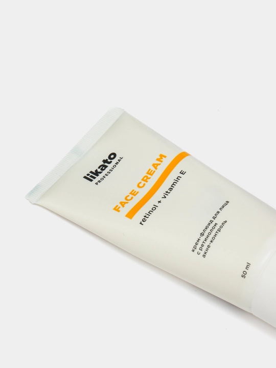 Retinol+Vitamin E akne-nazorati retinol yuz krem-suyuqlik, Likato Pro, 50 ml