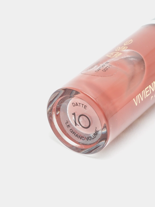 Lablar uchun blesk Vivienne Sabo Le Grand Volume, ton 10 xurmo, 3.7 ml