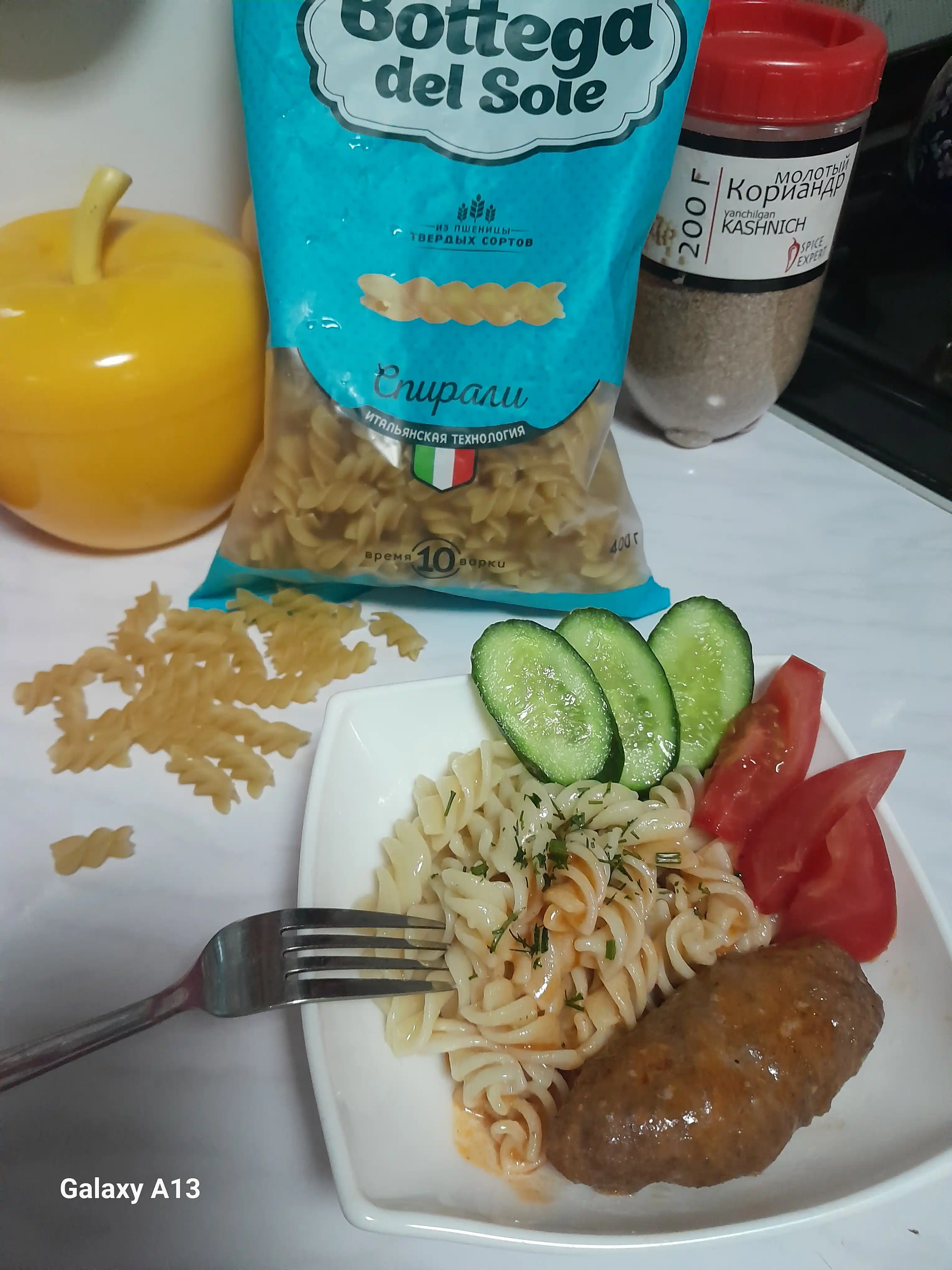 Makaron mahsulotlari Bottega del Sole, spirallar, 400 g