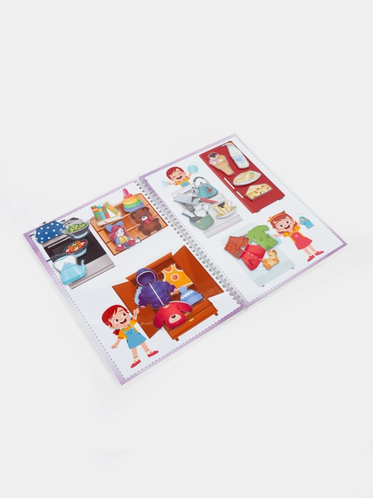 Игры на липучках книжки, изучаем цвета, фигуры, животных, мелкая моторика, головоломки