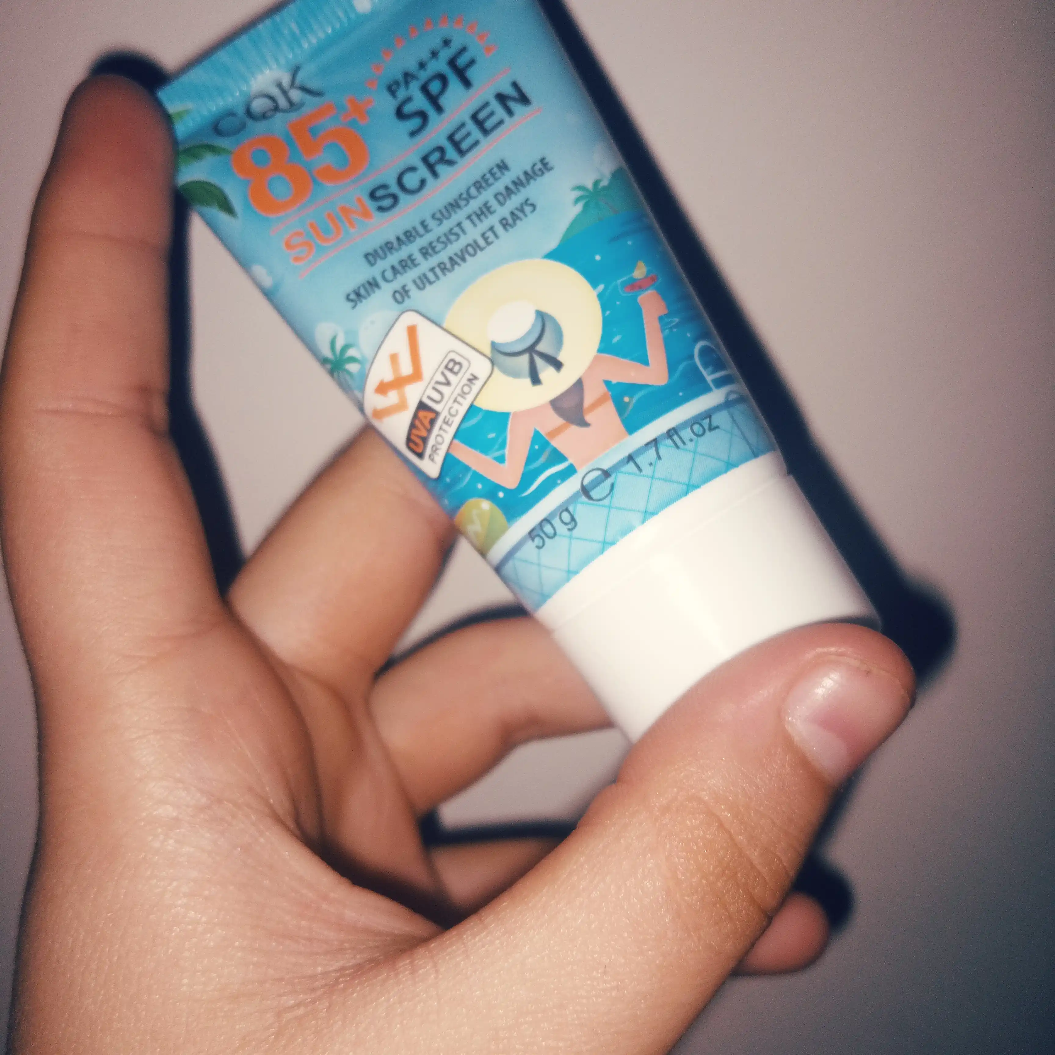 Quyoshdan himoya qiluvchi krem SPF85+, CQK