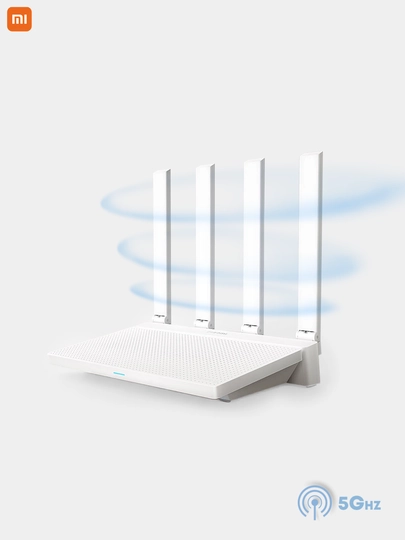 Роутер Xiaomi Wi-Fi AX3000T, двухдиапазонный, для дома и офиса Wi-Fi 6, 3000 Мбит/с, Mesh