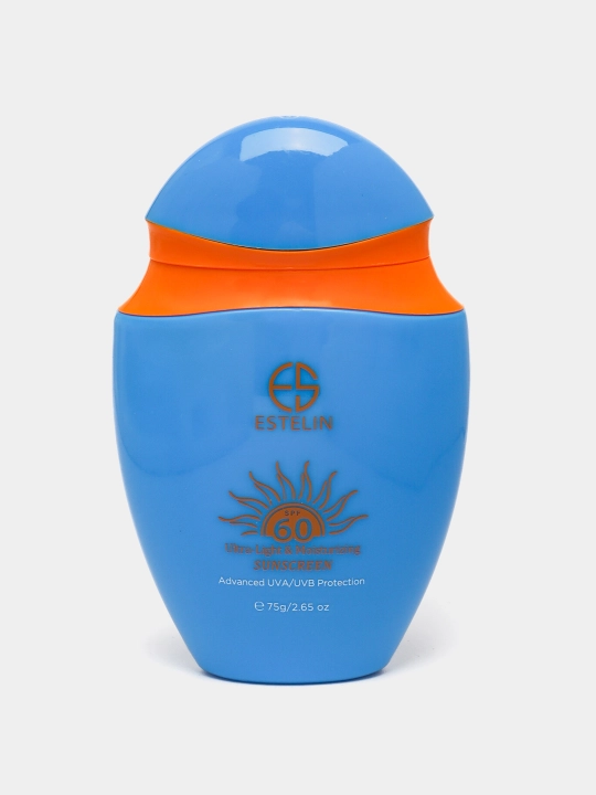Солнцезащитный крем Estelin Ultra-Light & Moisturizing Sunscreen SPF 60 PA+++, 75 gramm - 