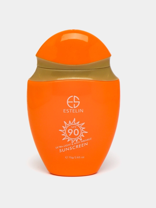 Quyoshdan himoya qiluvchi krem Estelin ultra-light & anti-wrinkle sunscreen spf 90 pa+++, 75 g - 