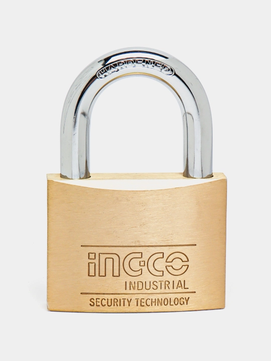 Замок навесной INGCO DBPL0602, латунный, 60 мм - 