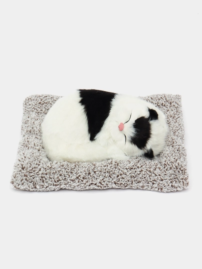 Сувенирная игрушка "Спящий котенок", для машины и дома — SHOPUZA-CAT-ЧЕРН