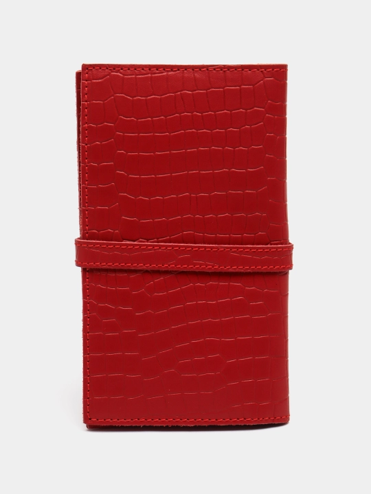 Ayollar portmone Charme Black Gator, tabiiy charmdan