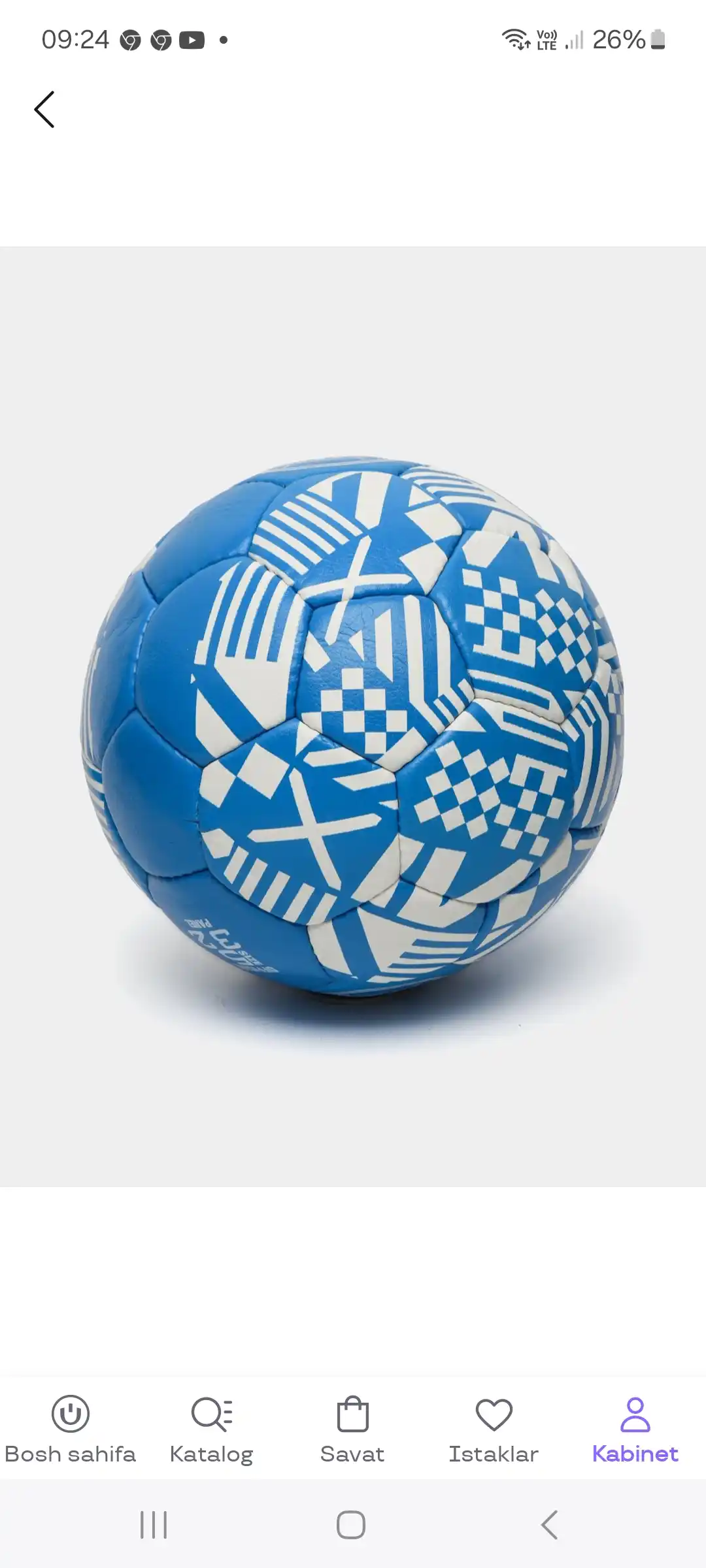 Futbol komаndalari maxsus logotipi tushurilgan futbol topi, 5 o'lcham