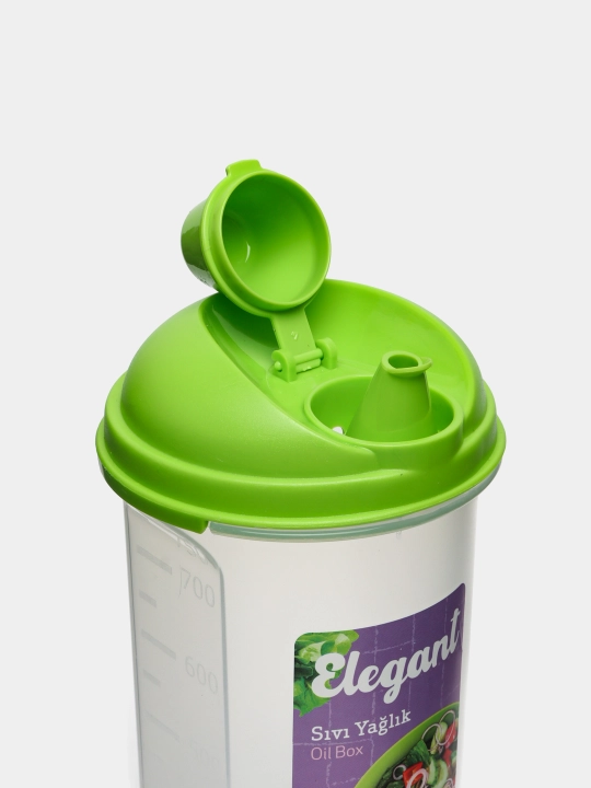 Plastik yog' saqlash idishi, 0.5 litr, 0.75 litr