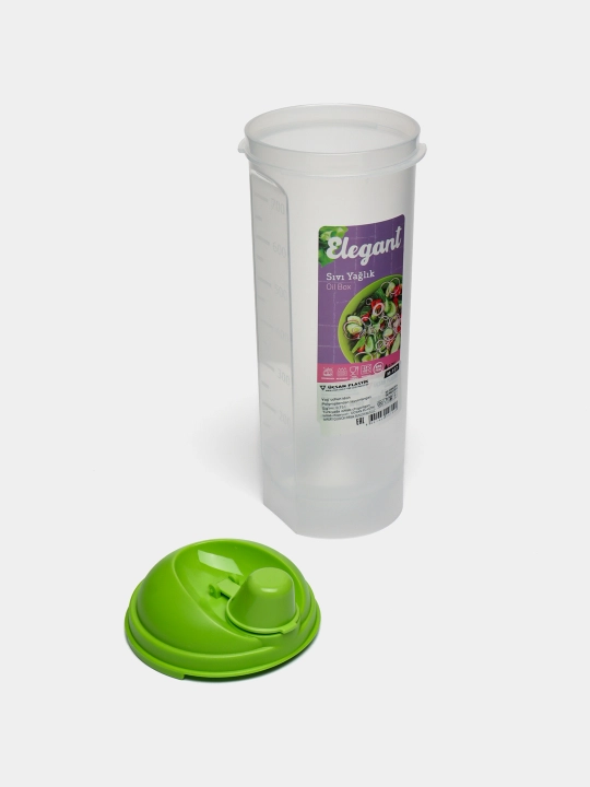 Plastik yog' saqlash idishi, 0.5 litr, 0.75 litr