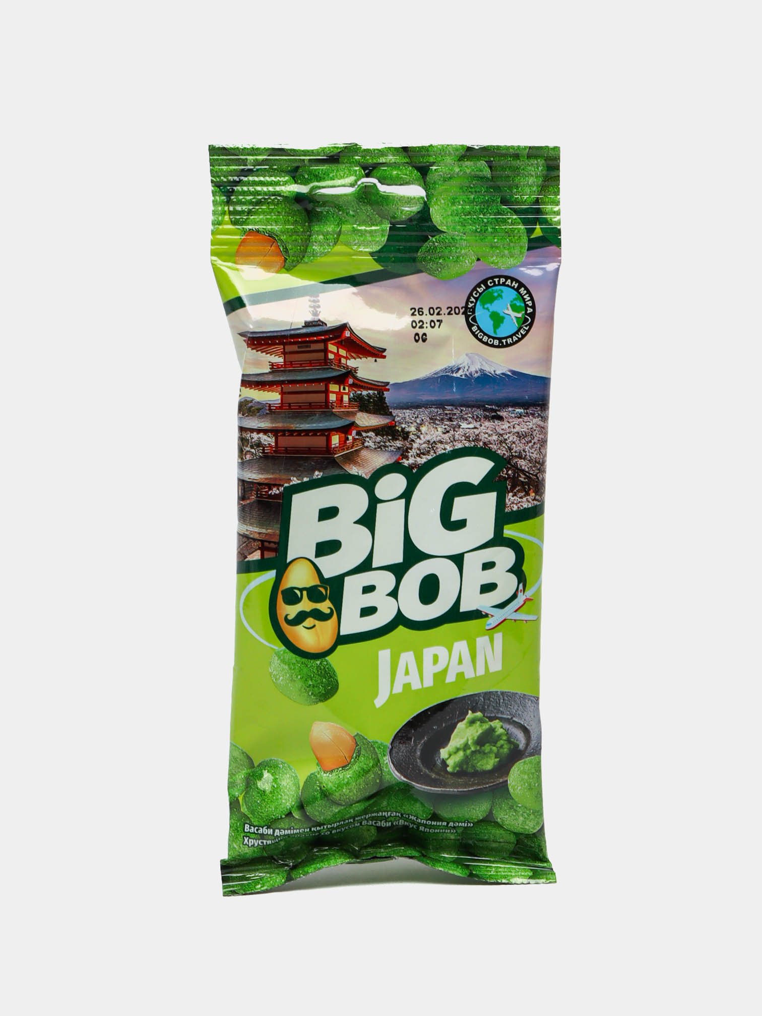 Арахис со вкусом васаби BIG BOB JAPAN, 50 гр купить по низким ценам в  интернет-магазине Uzum ()