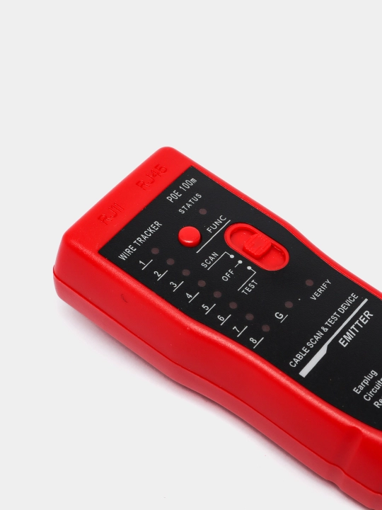 Лан тестер для проверки сетевого кабеля RJ45 и RJ11 , тестер кабеля локальной сети