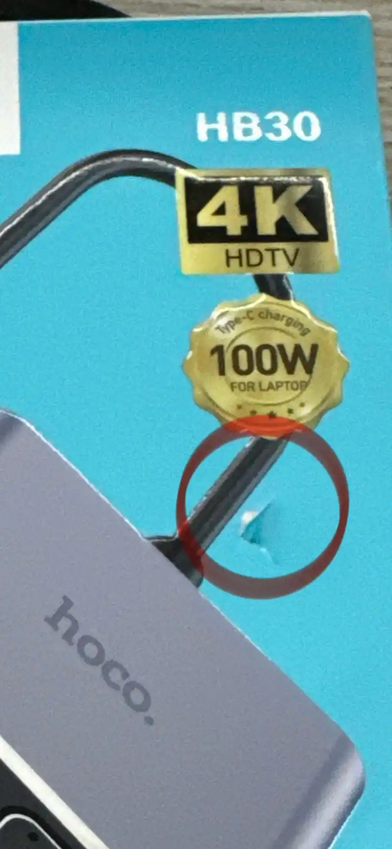 Adapter Hoco HB30, Eco Type-C HDMI + VGA + USB3.0 4K 11*